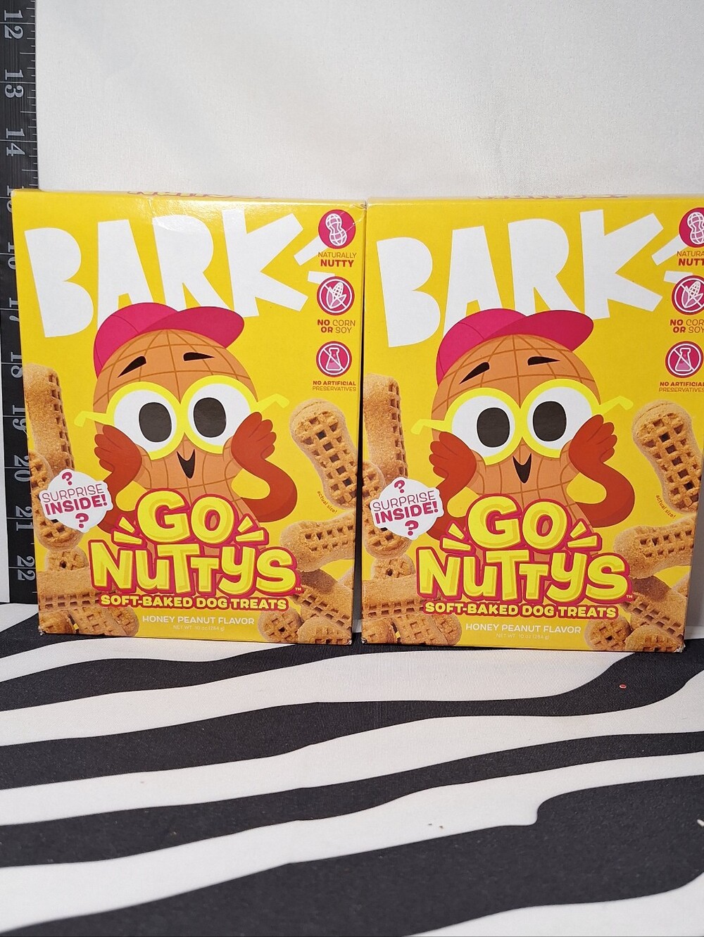NWT Bark Go Nuttys Soft Baked Dog Treats, 2 pack